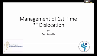 Management of First Time Patella-Femoral Dislocations...