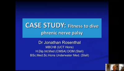 Fitness to Dive - Phrenic Nerve Palsy CASE STUDY...