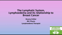 The lymphatic system, lymphoedema and its relationship to breast cancer...