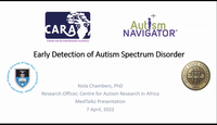 Early Detection of Autism Spectrum Disorder...
