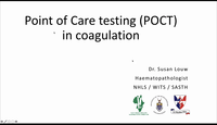 Point of Care Testing in Coagulation...