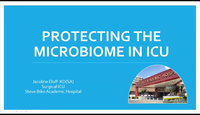 Protecting the Microbiome in ICU...