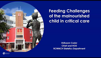 Feeding Challenges of the malnourished child...