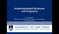 Antiphospholipid syndrome in pregnancy...