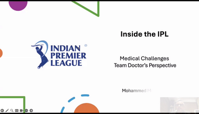 Inside the IPL - Medical Challenges...