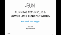 Running technique & lower limb injuries in runners...