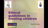 Ethical aspects in treating children...