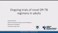 Ongoing trials of novel DR-TB regimens in adults....