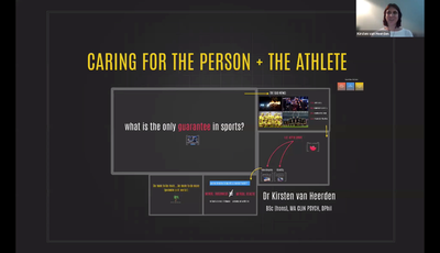 Caring For The Person and Athlete...