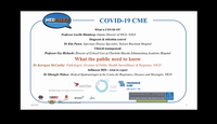 What the public need to know about COVID-19...