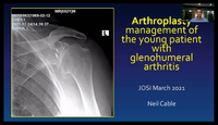 Arthroplasty Management of Shoulder Arthritis in the Young Patient...