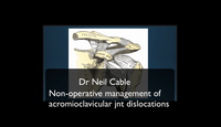 Non operative management of acriomioclavicular dislocation...