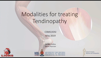 Modalities for treating tendinopathies...