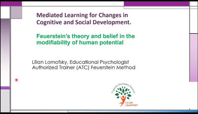 Mediated Learning for changes in cognitive and social development...