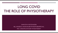 Long Covid: Role of Physiotherapy Q & A...