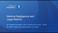 Legal Reform & Criminalisation of Doctors - Part 2...