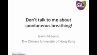 Don''t talk to me about spontaneous breathing...