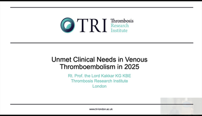 VTE - Unmet needs in 2025...