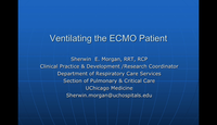 Ventilation of the ECMO patient...