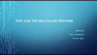 POPIA and the Healthcare Provider...