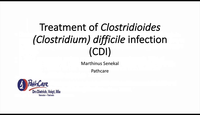 Treatment of Clostridium difficile infection...