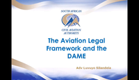 The aviation legal framework and the DAME...