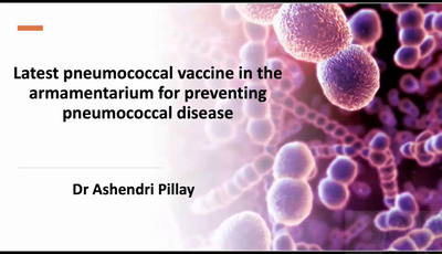 Latest pneumococcal vaccine...