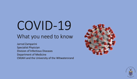 COVID-19: What you need to know...