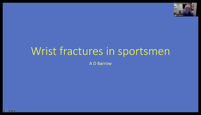 Wrist Fractures in Sportsman...
