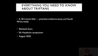 Triptans...