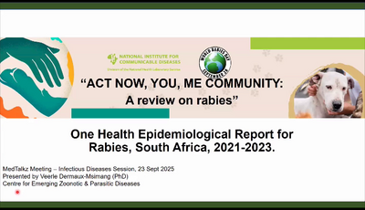 Surveillance and public health response rabies SA...