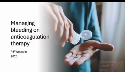 Managing bleeding in a patient on anticoagulation...