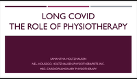 Long Covid: The Role of Physiotherapy...