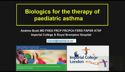 Biologics for the Therapy of Paediatric Asthma...