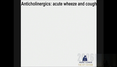 Anticholinergics and Childhood Asthma...