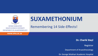 Side effects of suxamethonium...