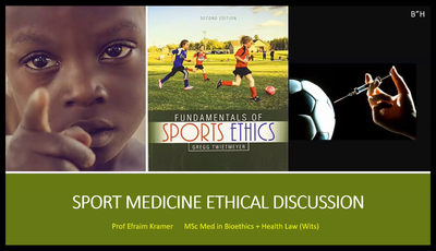 Sports Medicine Ethical Discus...