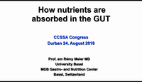 How nutrients are absorbed in the GUT...