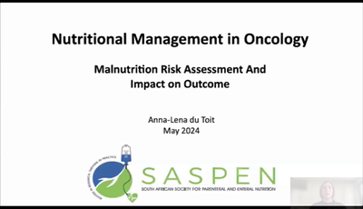 Malnutrition risk assessment and impact on outcome...