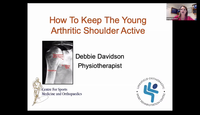 How to Keep the Young Arthritic Shoulder Active...