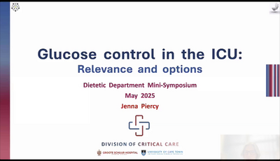 Glucose control in the Critically Ill...
