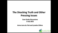 Case study presentation: The shocking truth and other pressing issues....